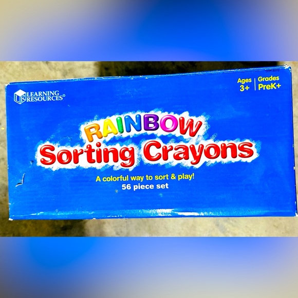 Learning Resources Rainbow Sorting Crayons Early Color Recognition & Sorting - Picture 6 of 7
